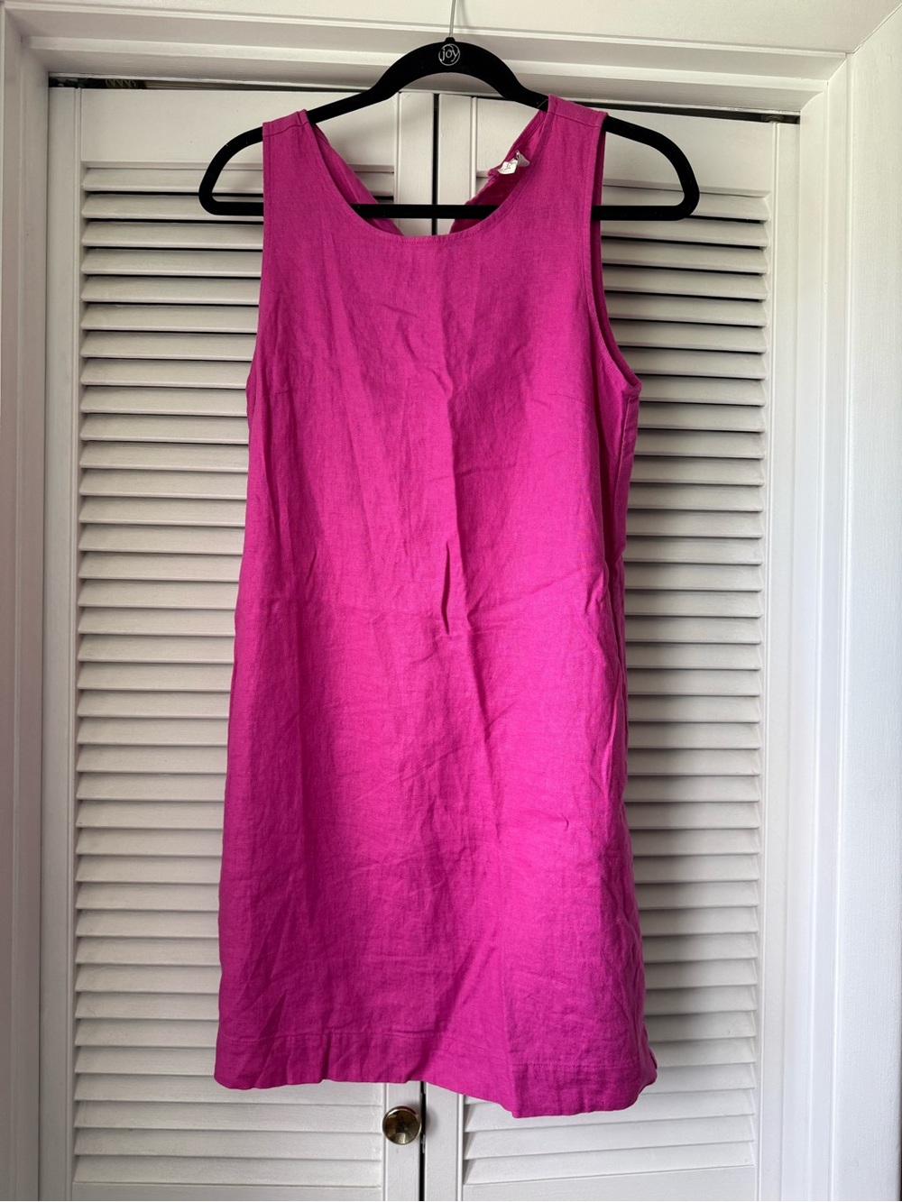 J. Crew Sleeveless Hot Pink Mini Dress